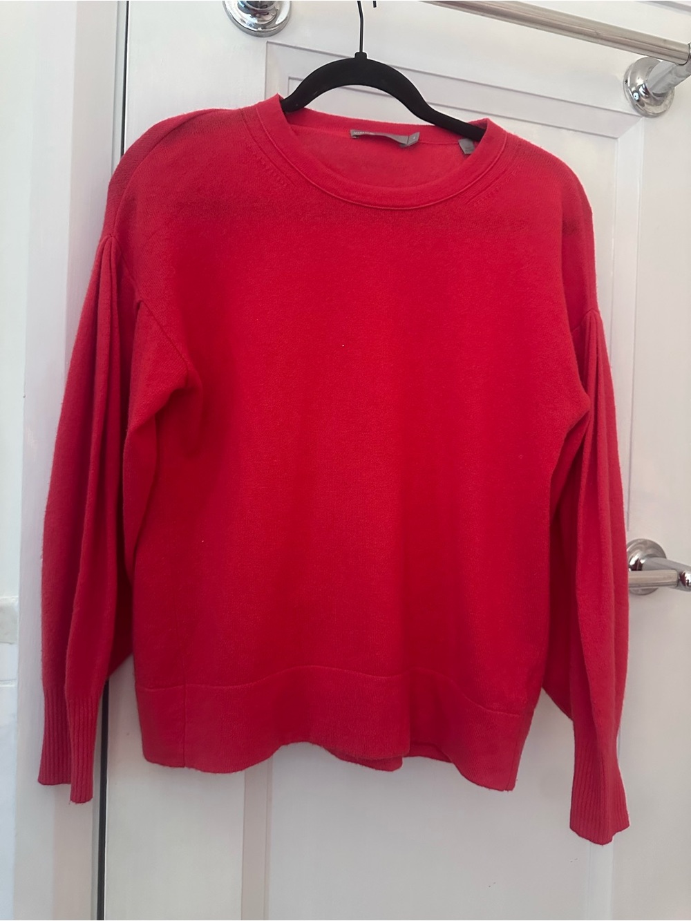 Vince 100% Cashmere Red Crewneck Sweater